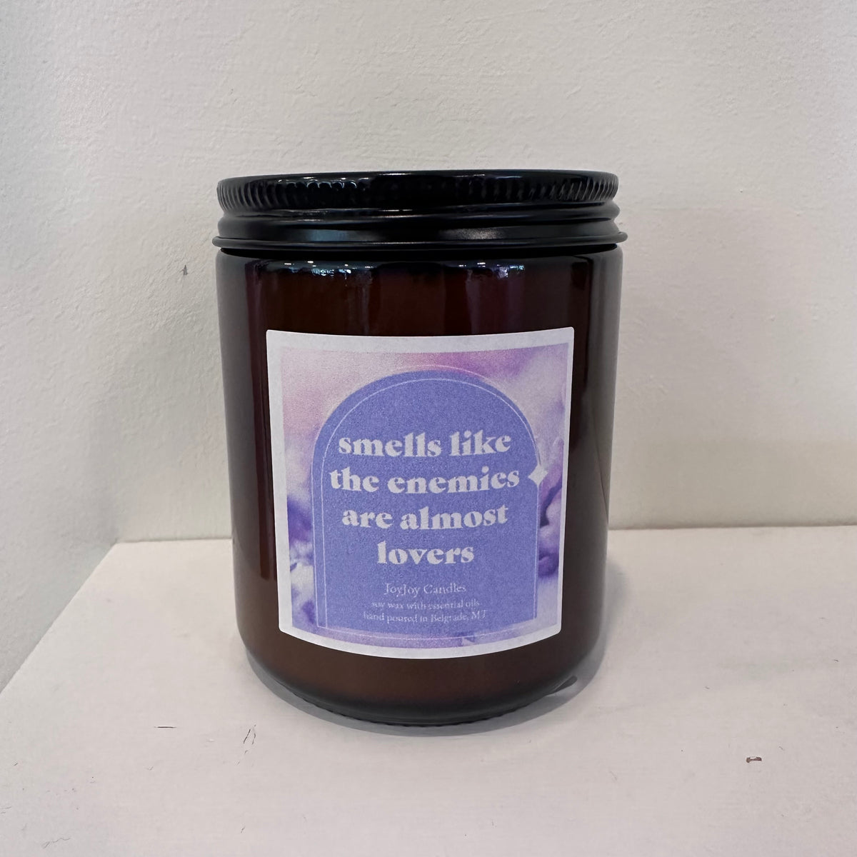 8oz Candle - Smells like the enemies are almost lovers
