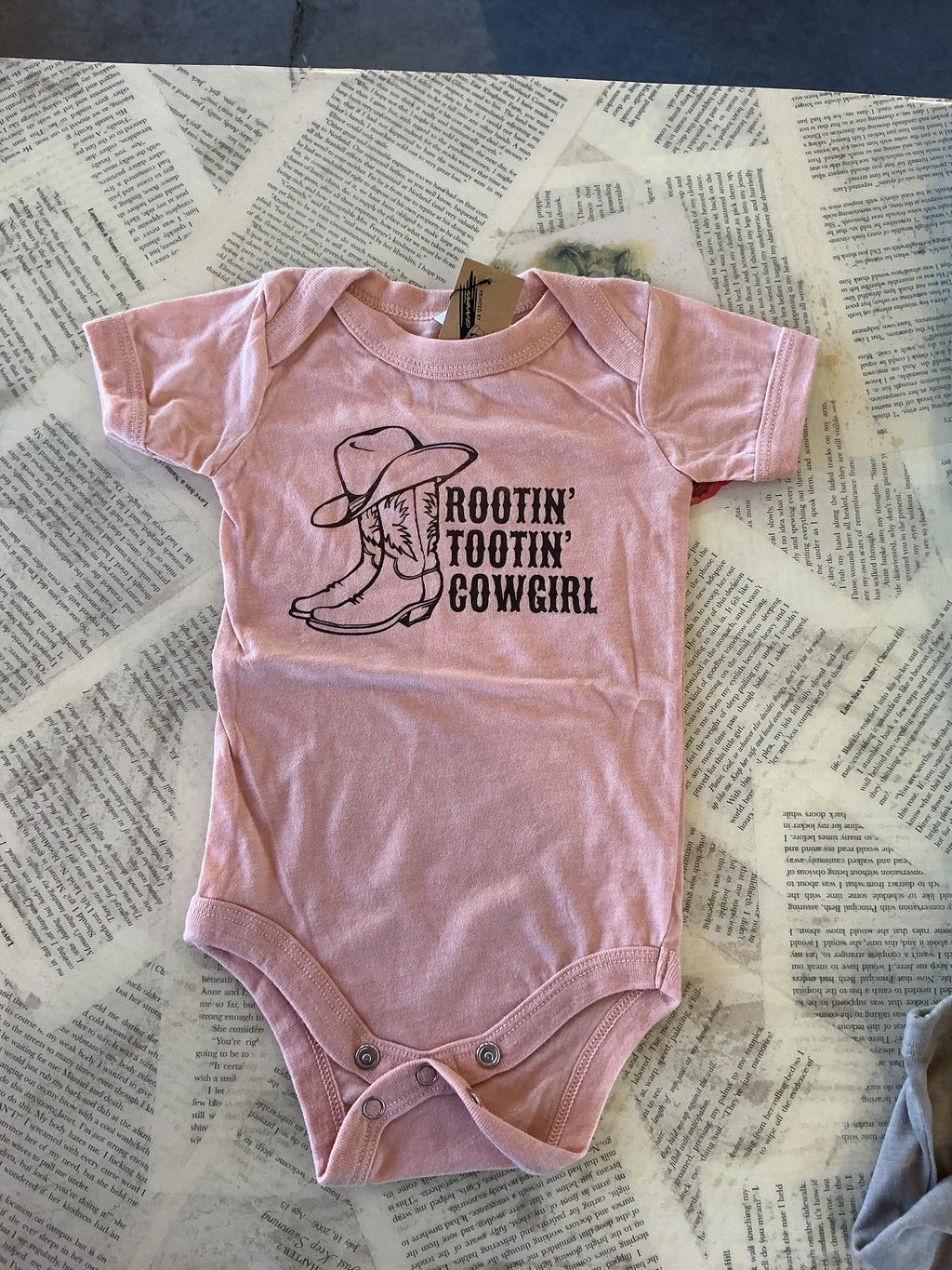 Rootin’ Tootin’ Cowgirl| Baby Onesie