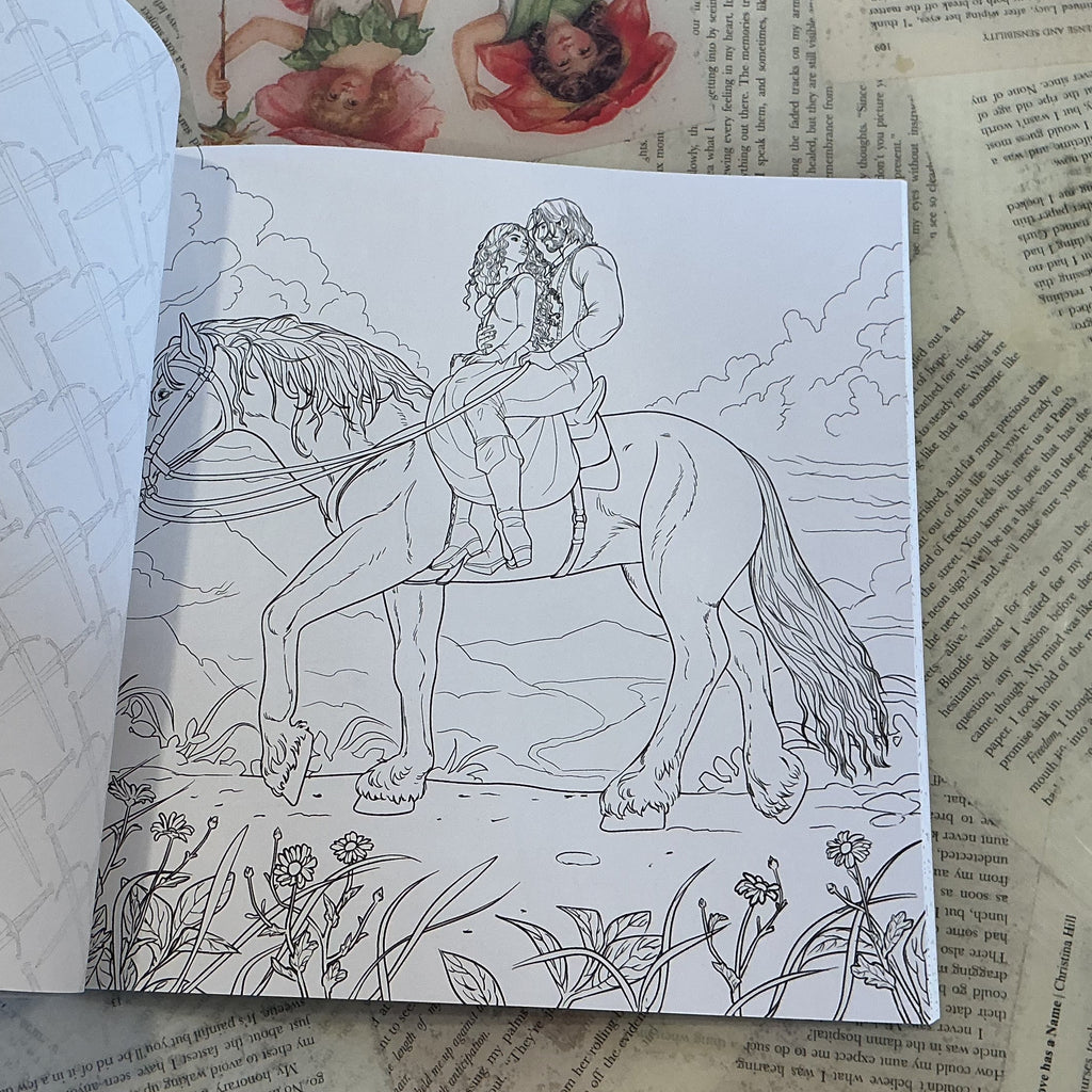 Shield of Sparrows Official Coloring Book by Devney Perry