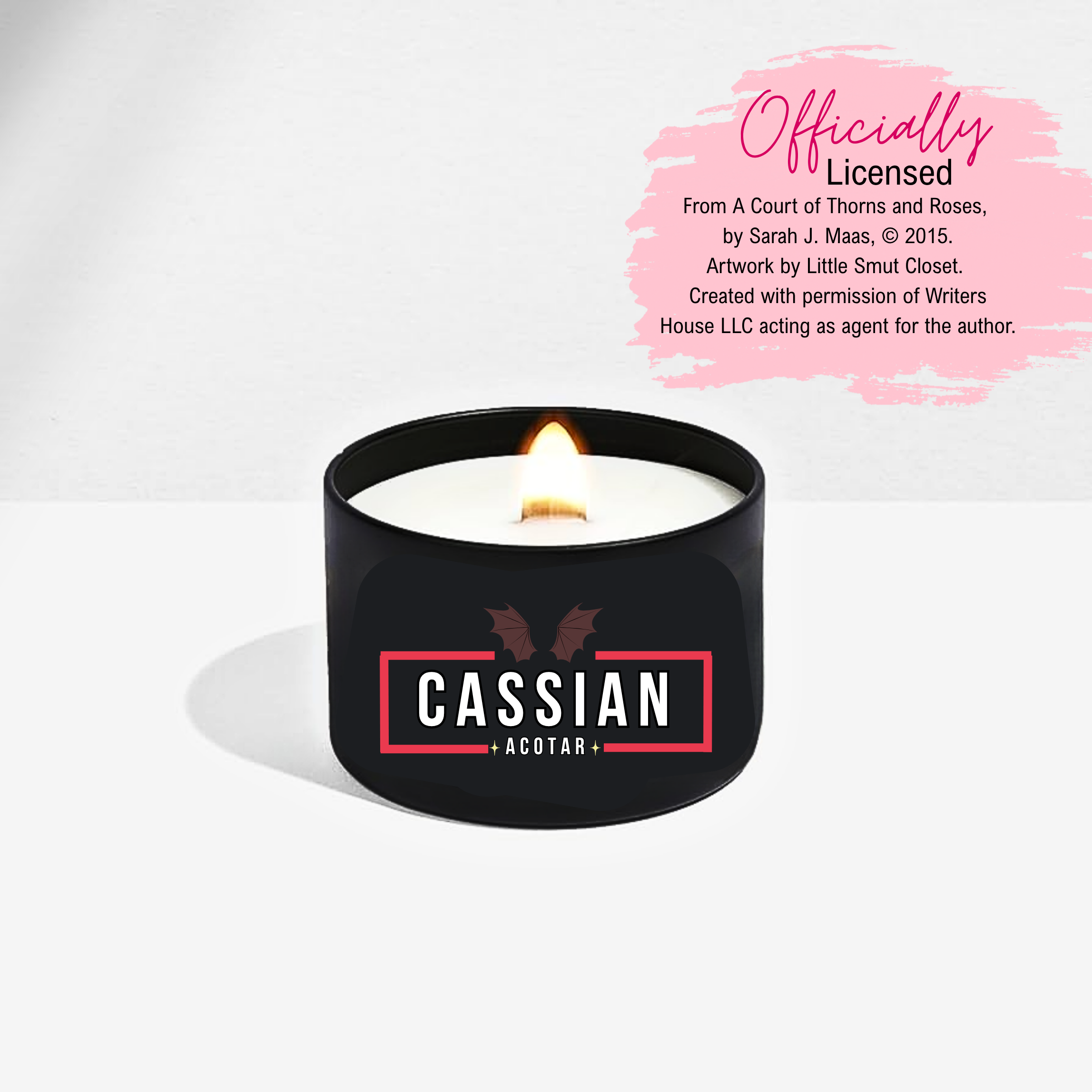 Cassian Candle Officially Licensed - The Sarah J. Maas Collection