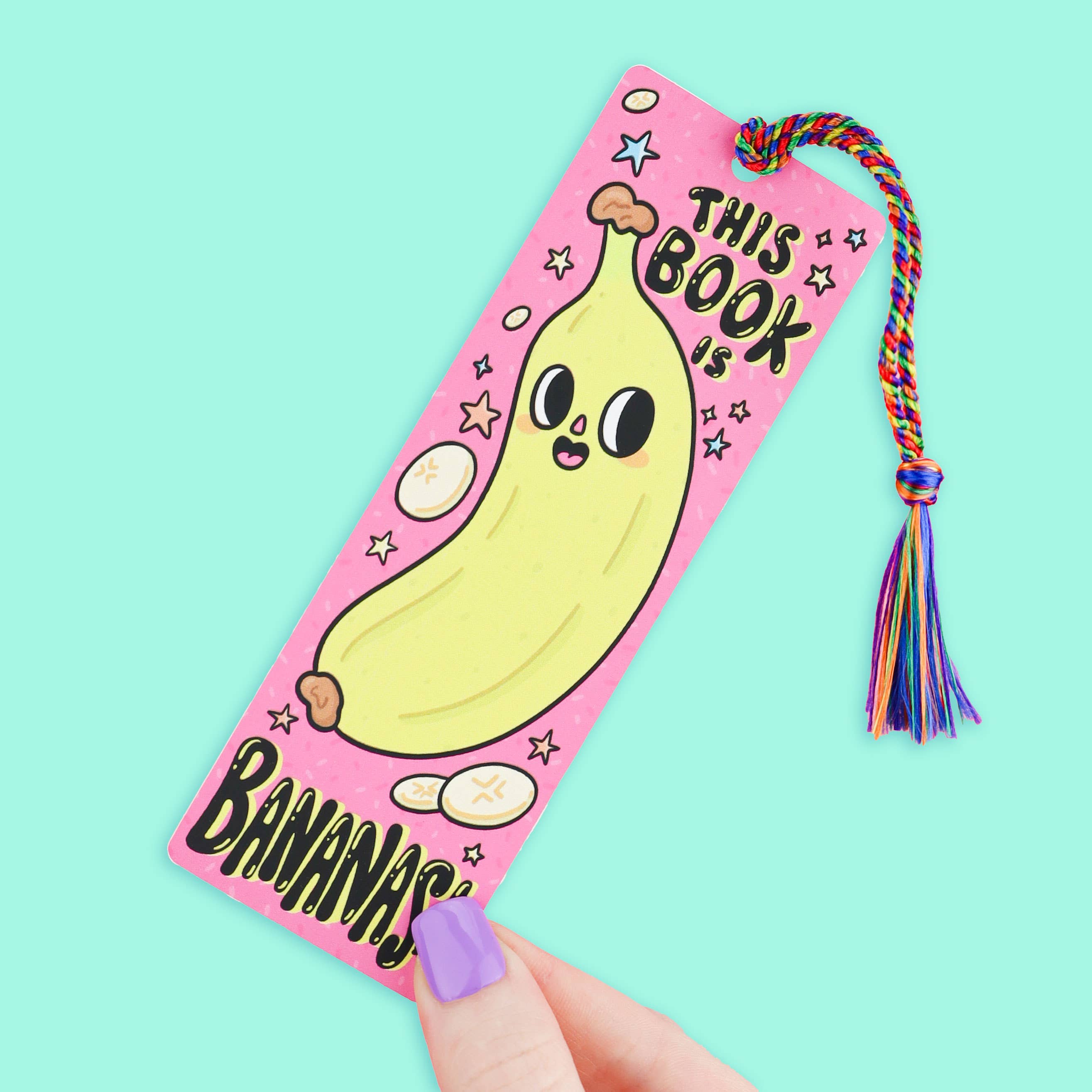 This Book Is Bananas, Funny, Bookish, Bookmark with Tassel