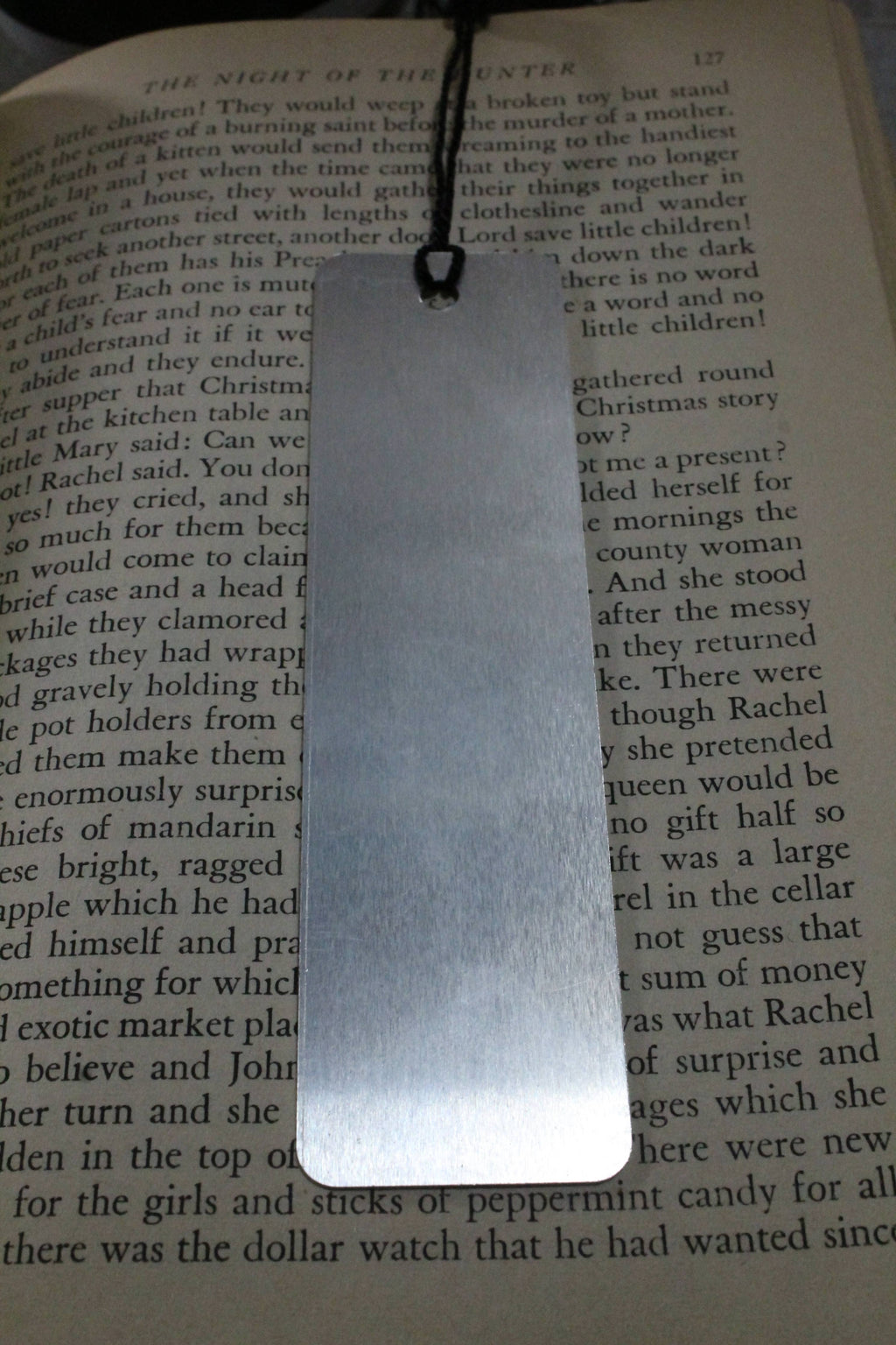 Smut Mark // Metal Bookmark