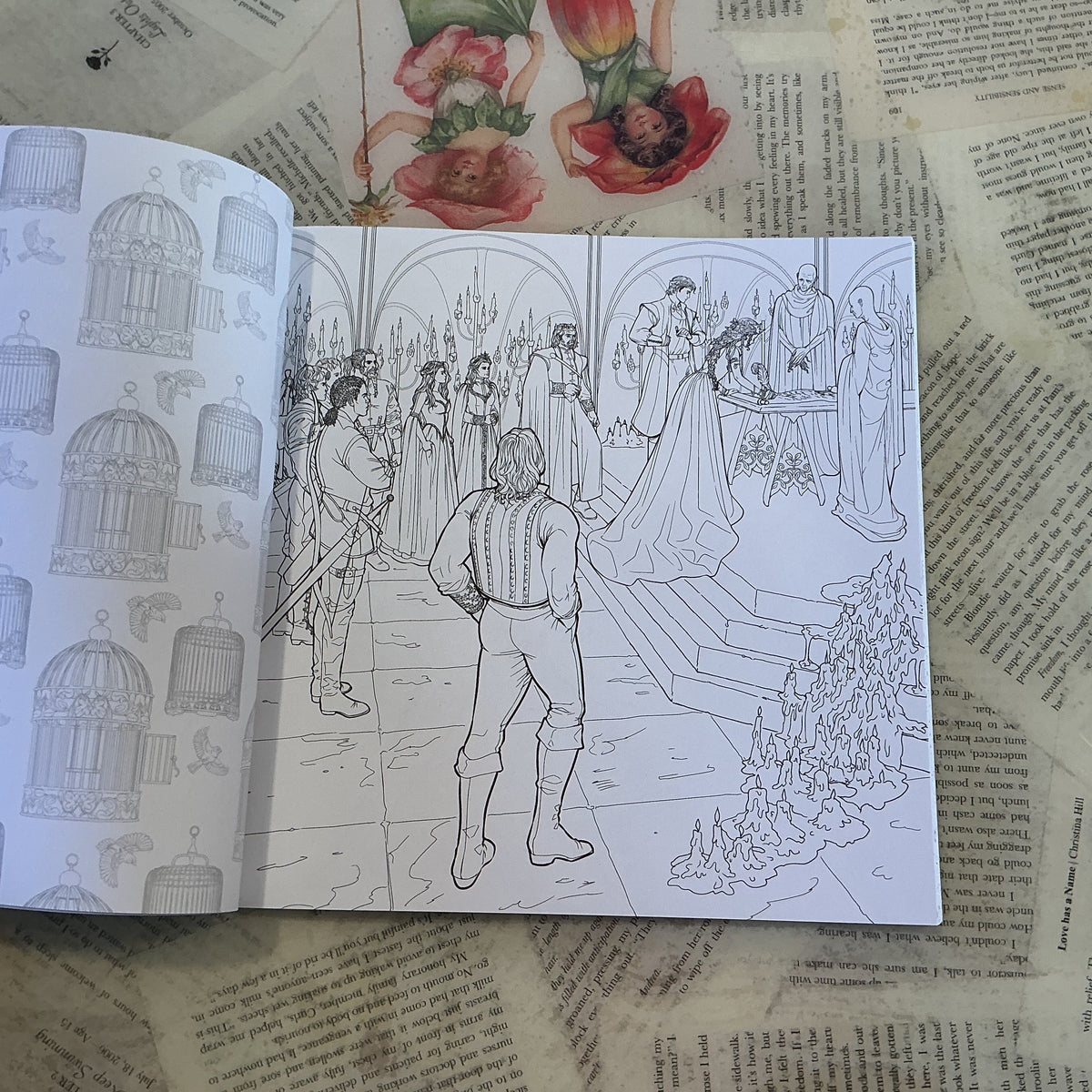 Shield of Sparrows Official Coloring Book by Devney Perry