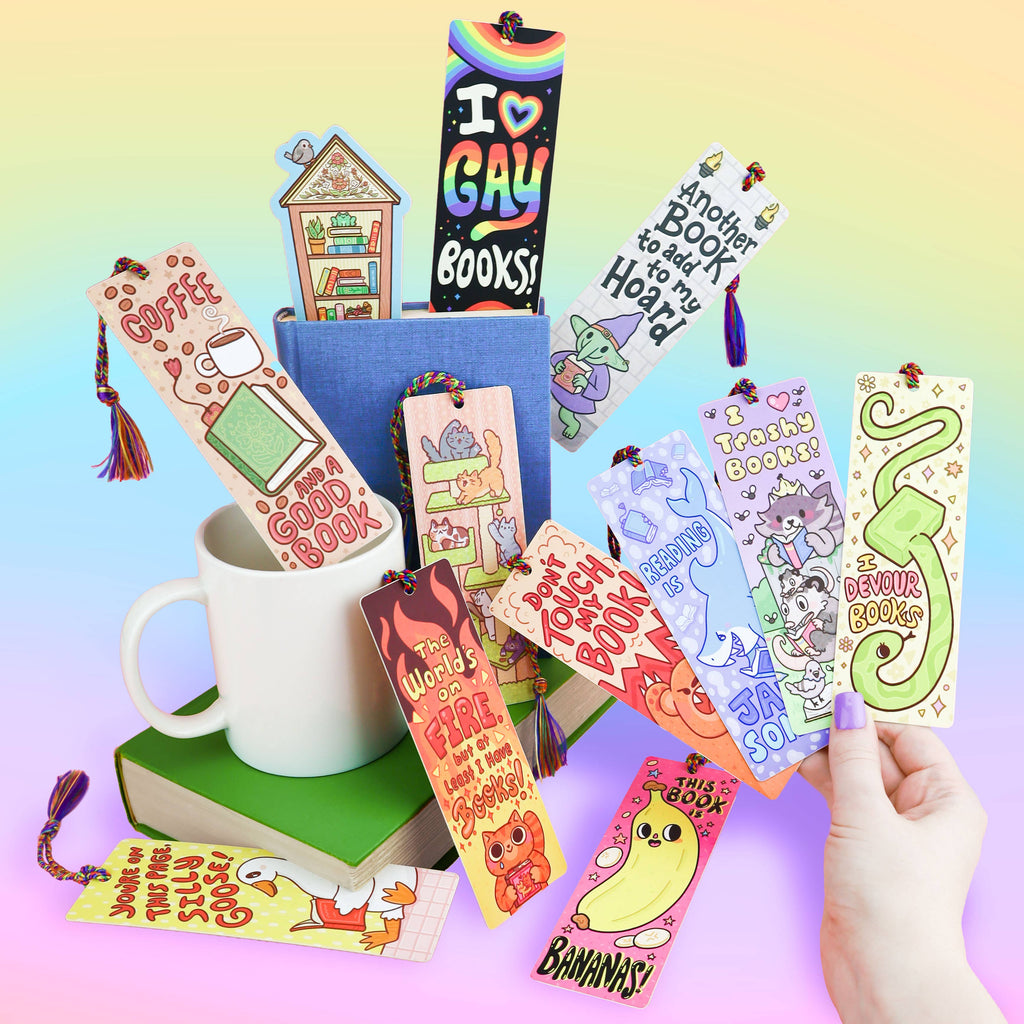 This Book Is Bananas, Funny, Bookish, Bookmark with Tassel