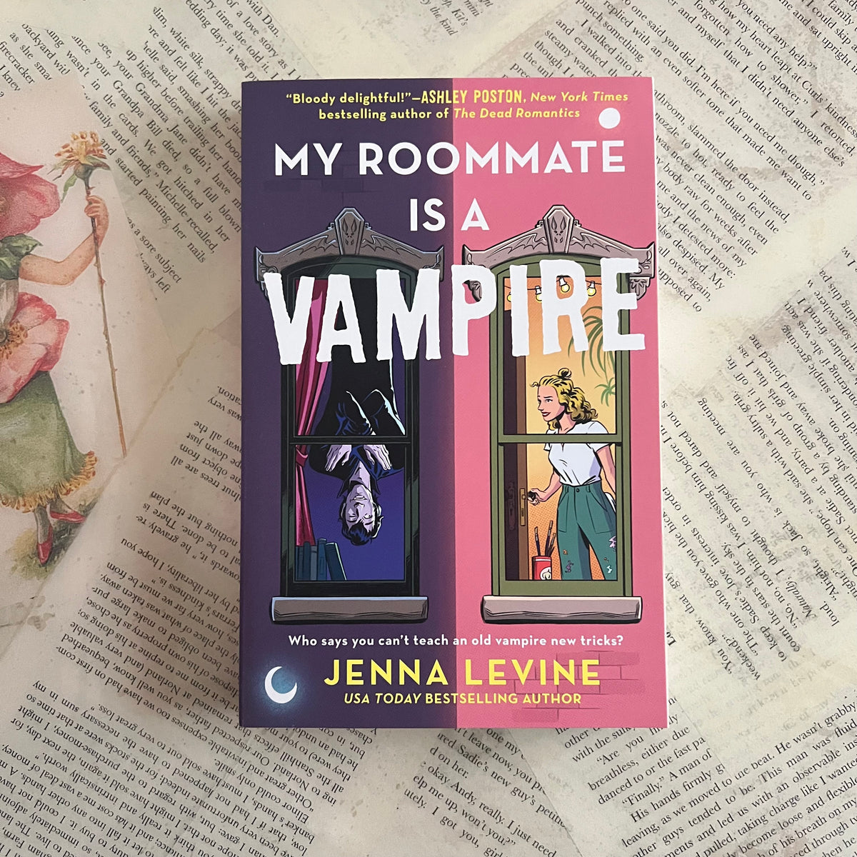 [Signed Copy] My Roommate is a Vampire - Jenna Levine