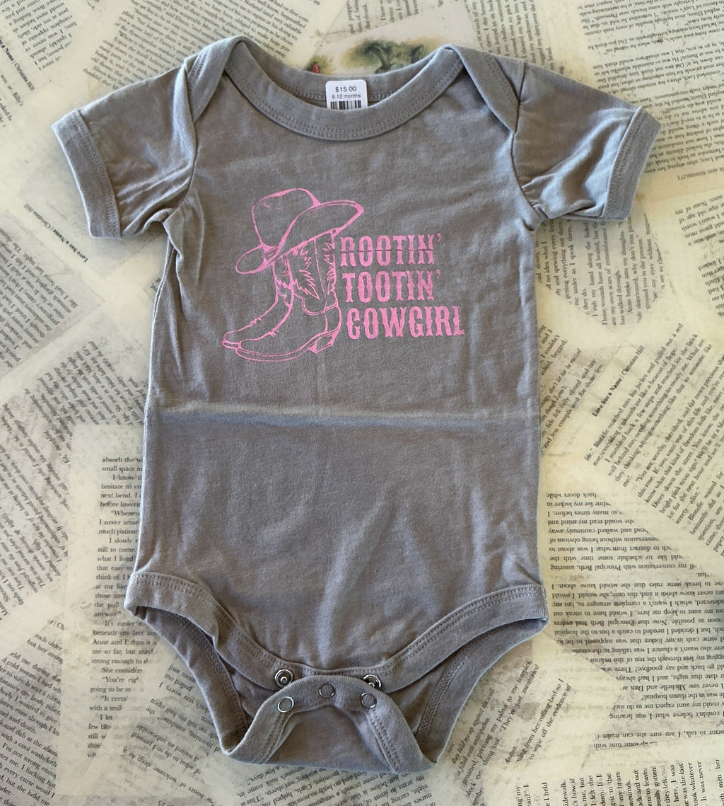 Rootin’ Tootin’ Cowgirl| Baby Onesie
