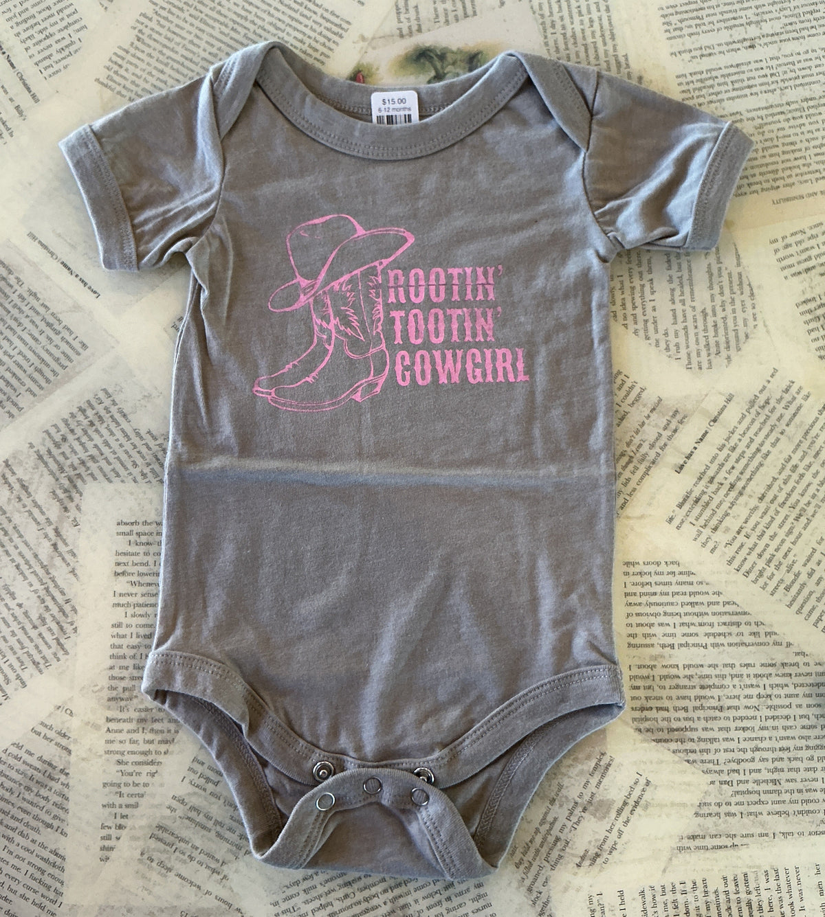 Rootin’ Tootin’ Cowgirl| Baby Onesie