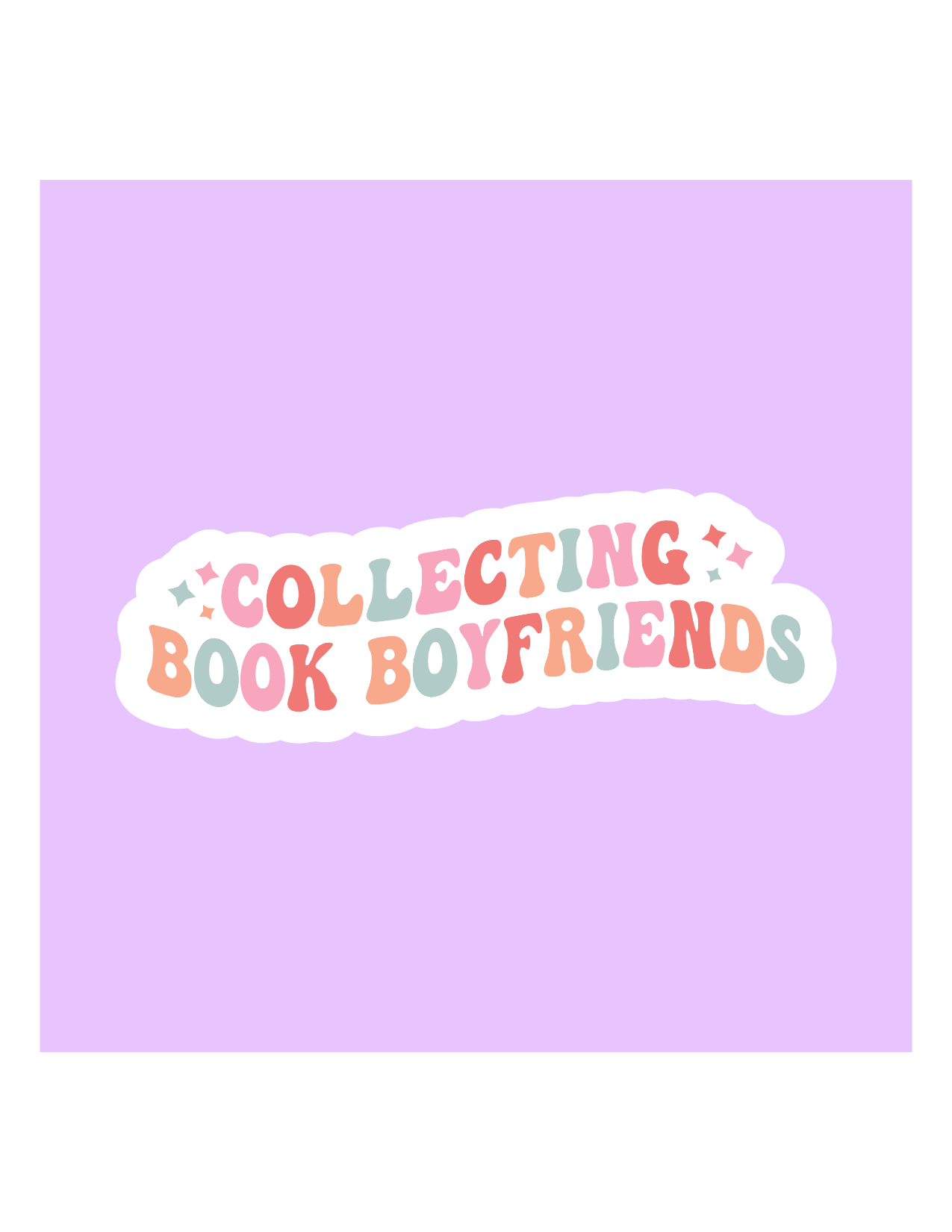 Collecting Book Boyfriends Bookish Sticker