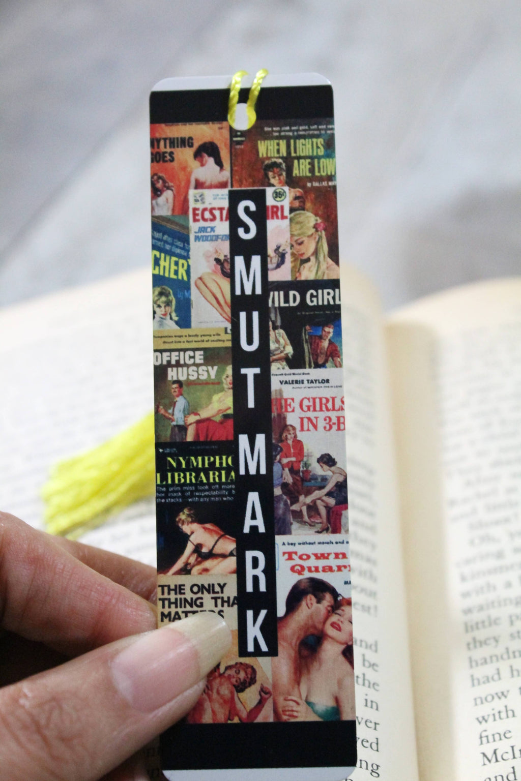 Smut Mark // Metal Bookmark
