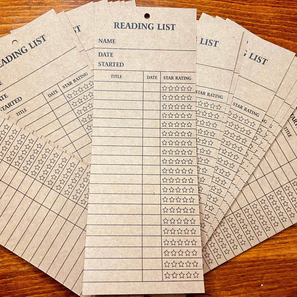 Reading Log Bookmark
