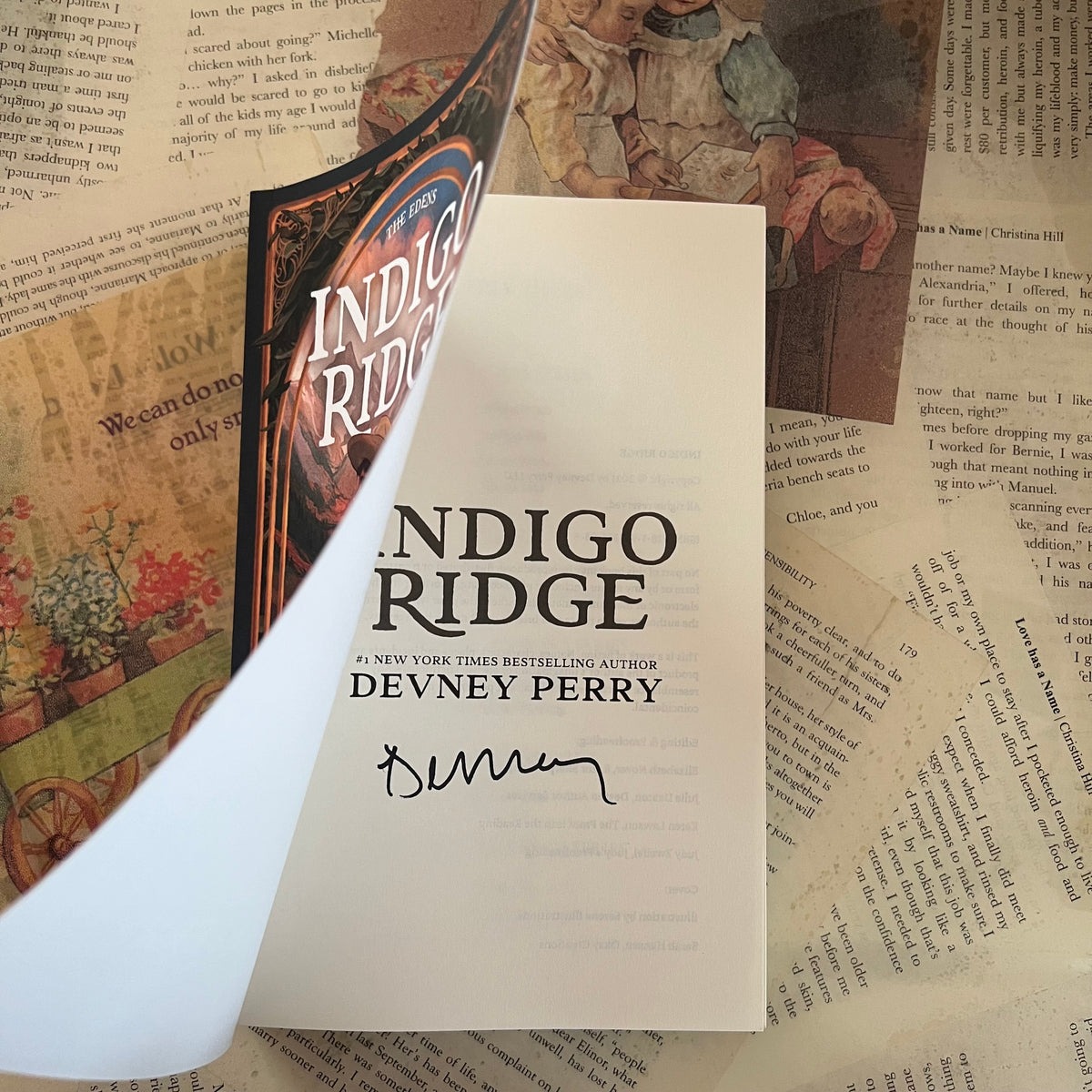 [Signed Copy] Indigo Ridge (Special Edition) - Devney Perry (The Edens Series 1)