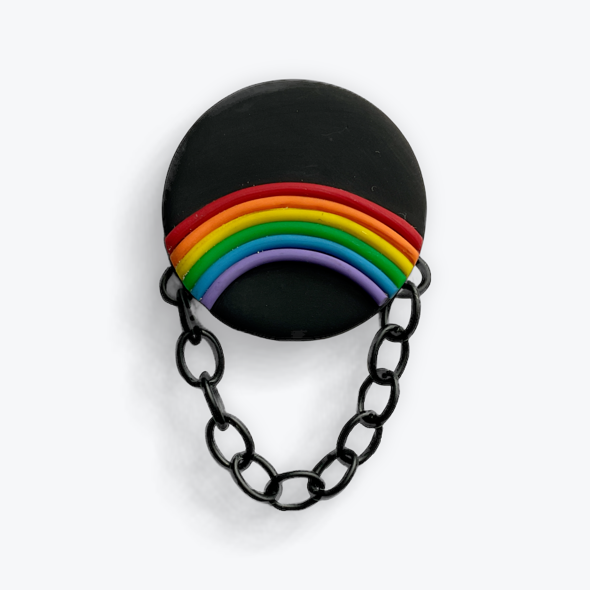 Rainbow Pin with Chain