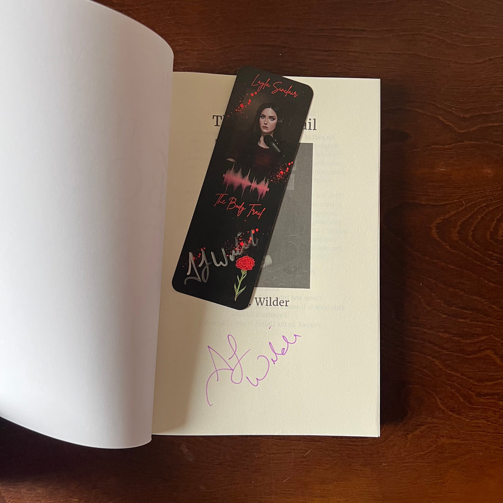 The Body Trail - A.L. Wilder - Signed Paperback with Custom Bookmark