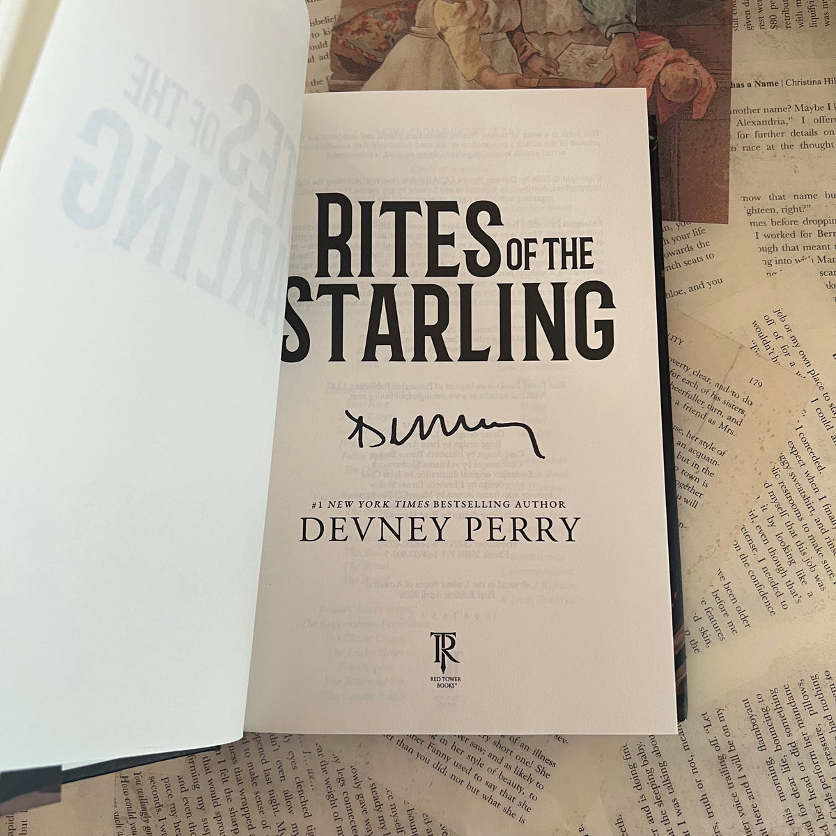 [Signed Copy] Rites of the Starling - Devney Perry