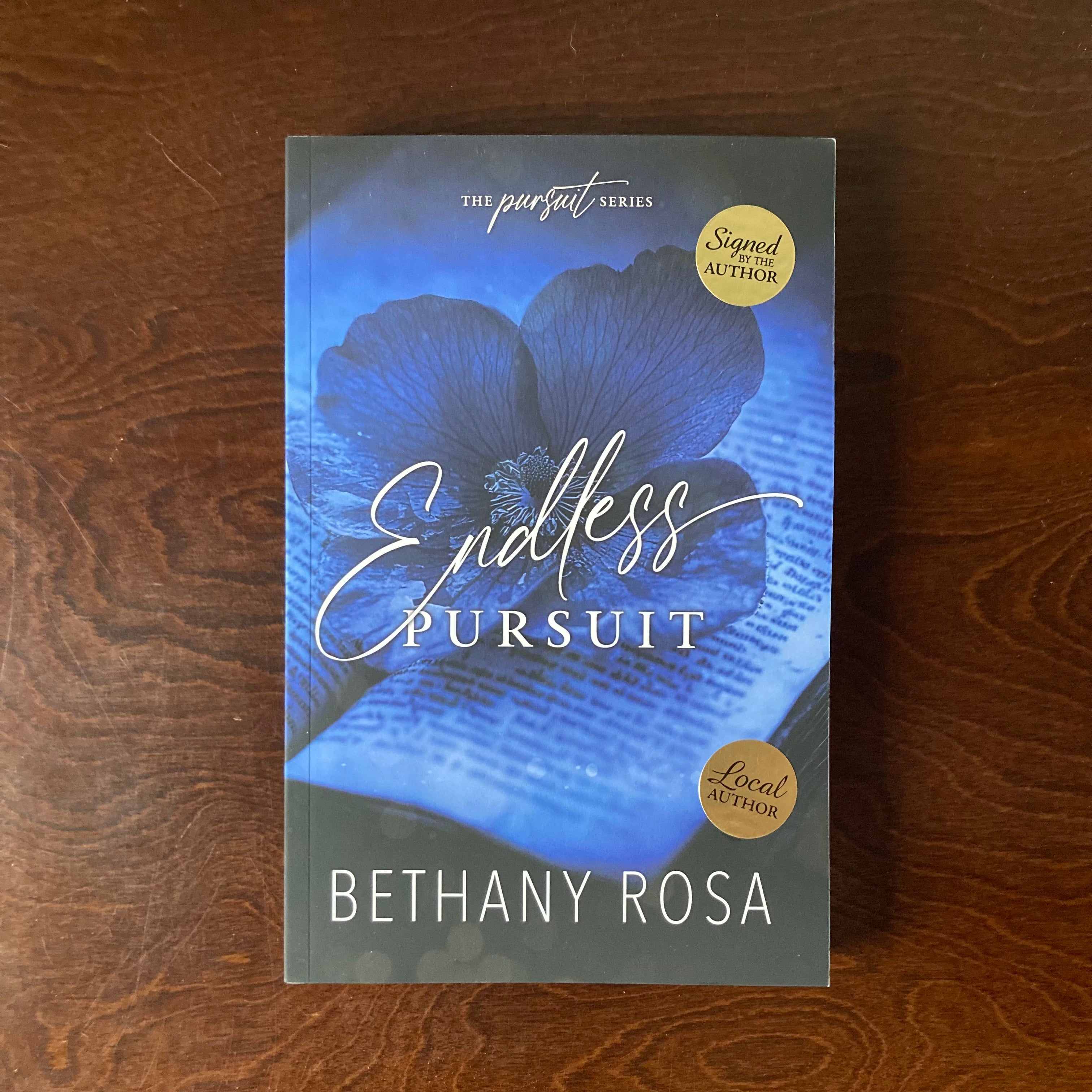 Endless Pursuit - Bethany Rosa (local author) - Signed Copy with Custom Bookmark