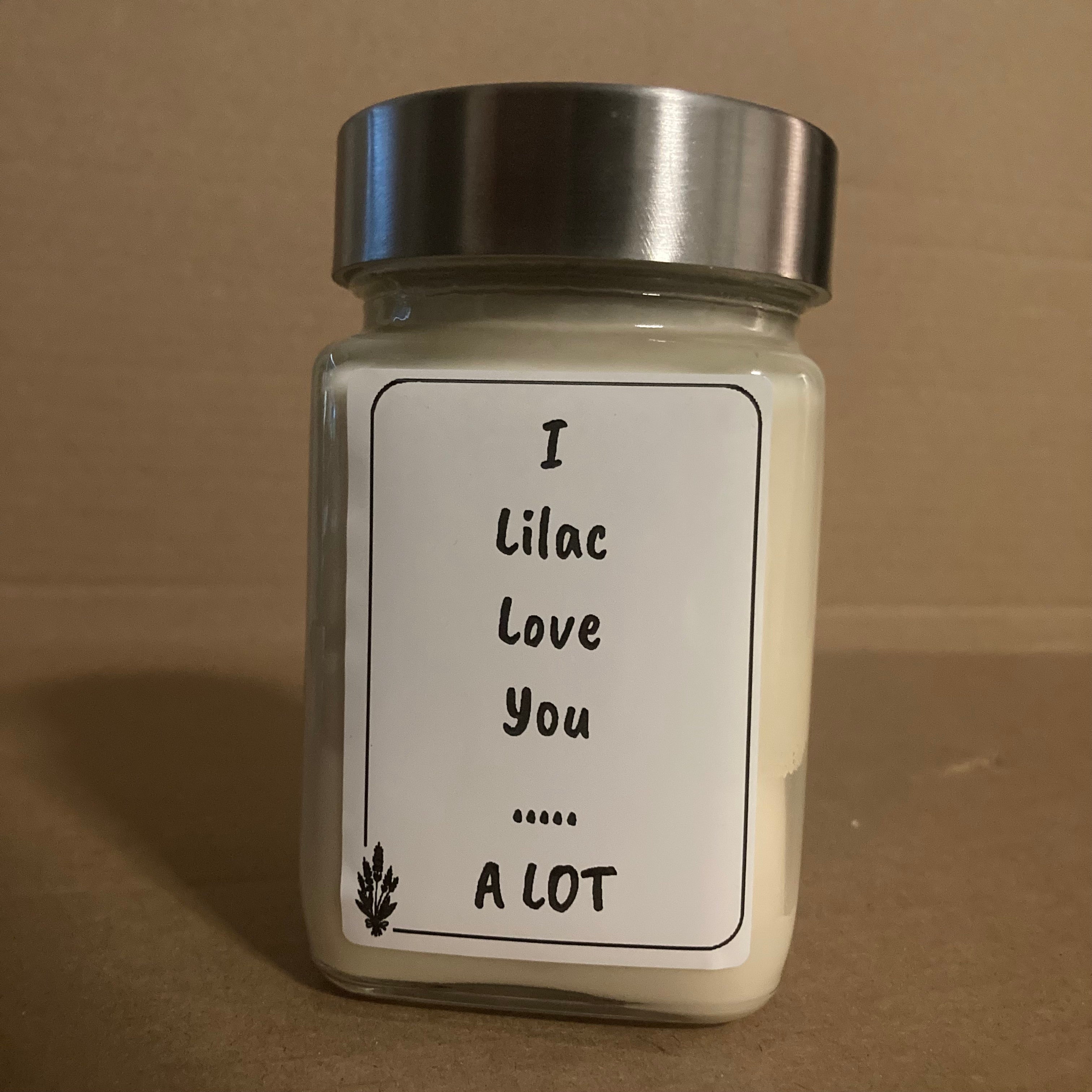 Square Sayings Candles