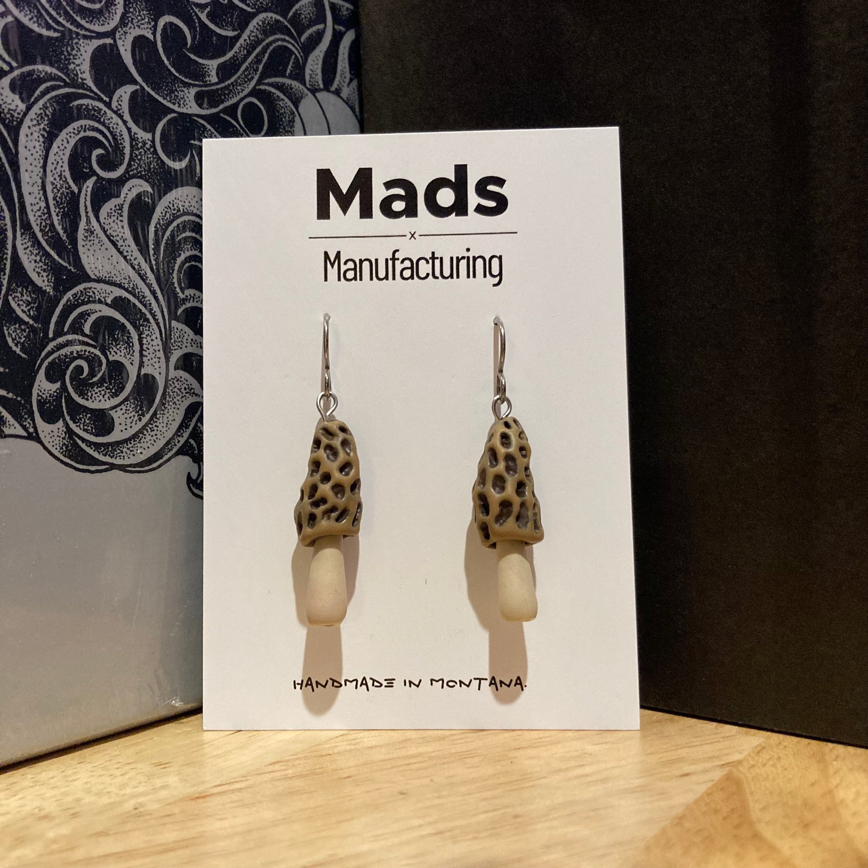 Morel Mushroom Dangles
