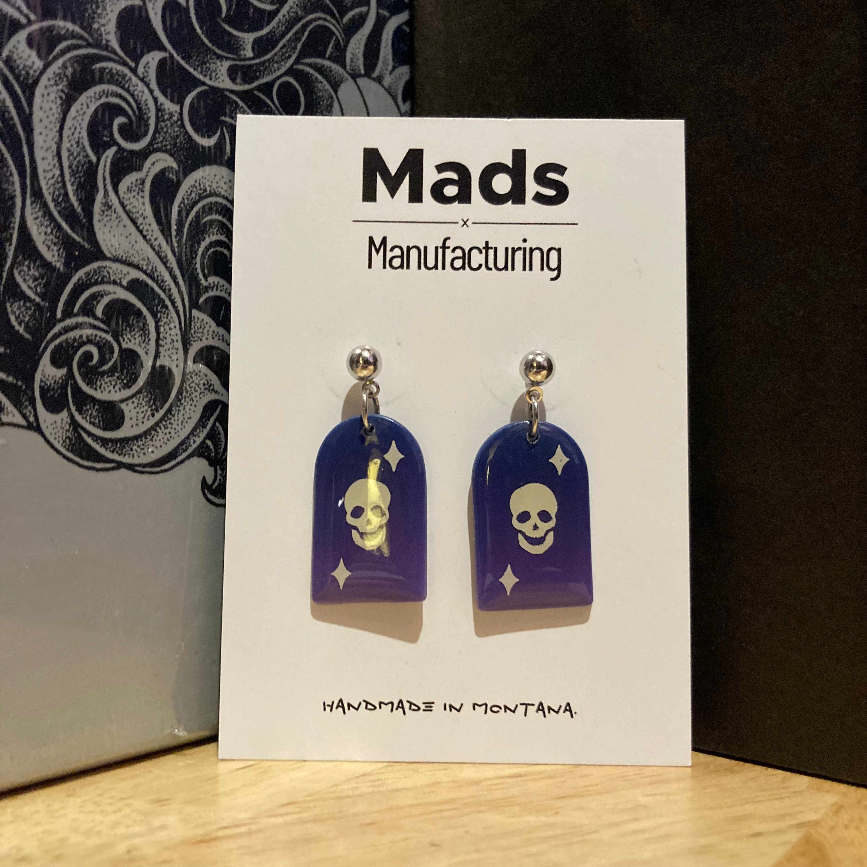 Blue and Purple Skull Arches with Twinkles