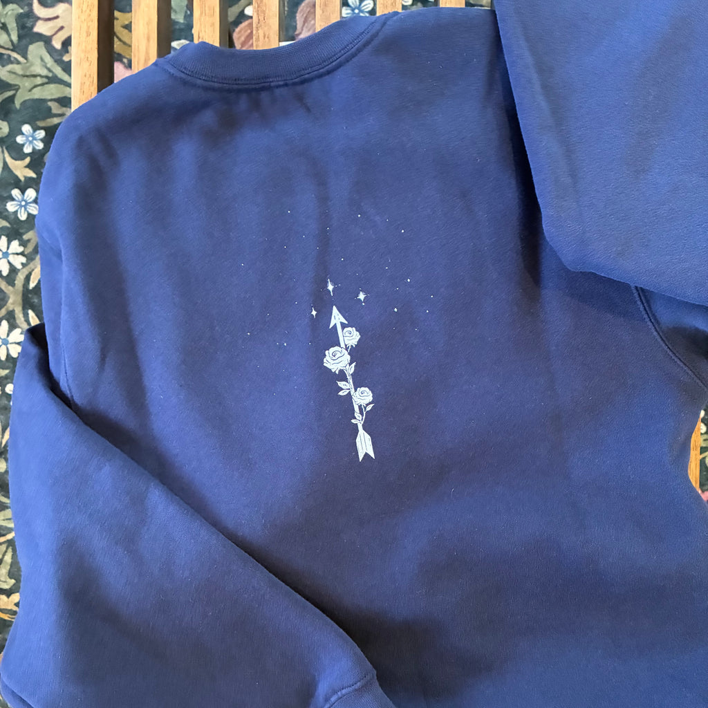 Navy ACOTAR Heavyweight Crewneck Sweatshirt - Unisex