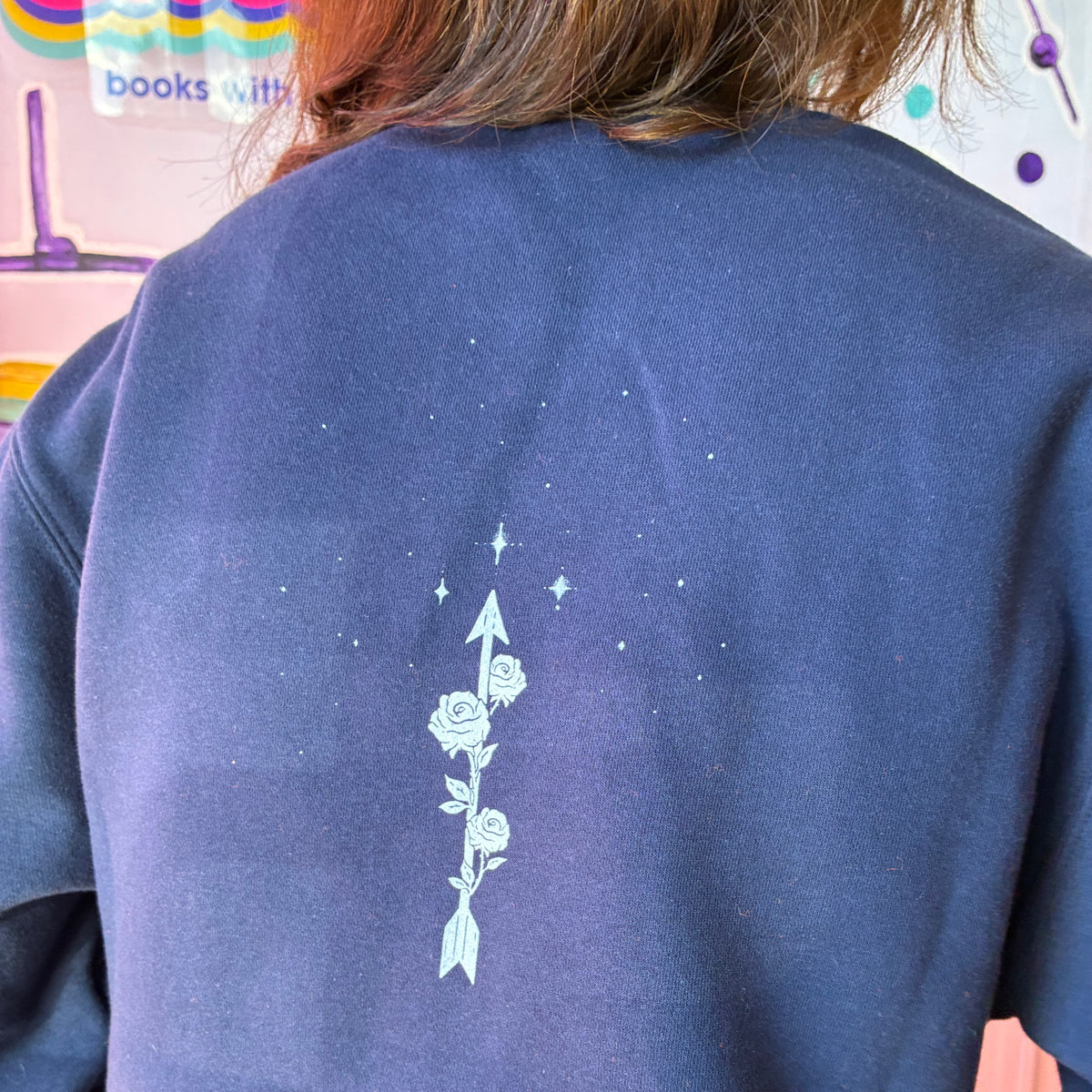 Navy ACOTAR Heavyweight Crewneck Sweatshirt - Unisex