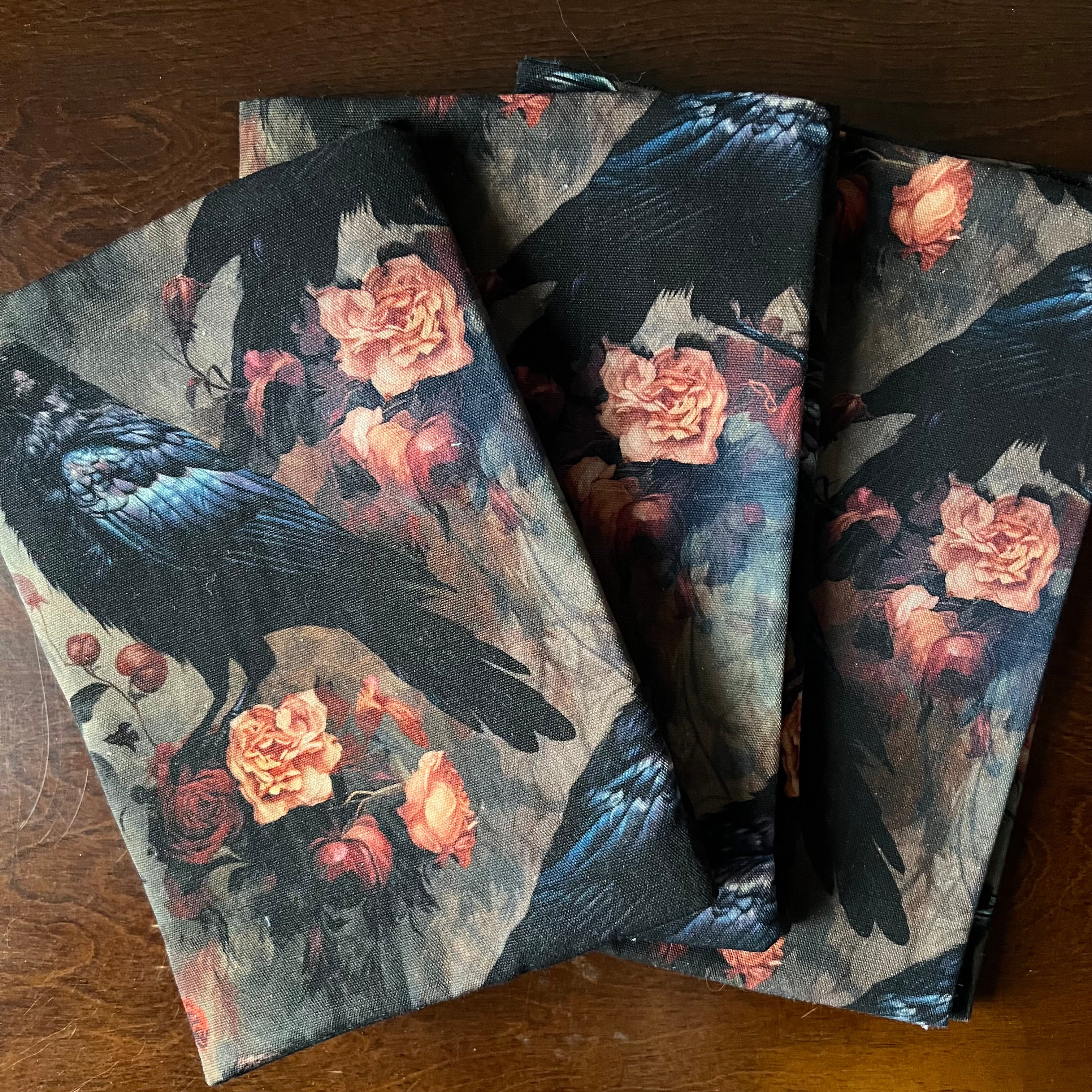 Gothic Raven Dust Cover