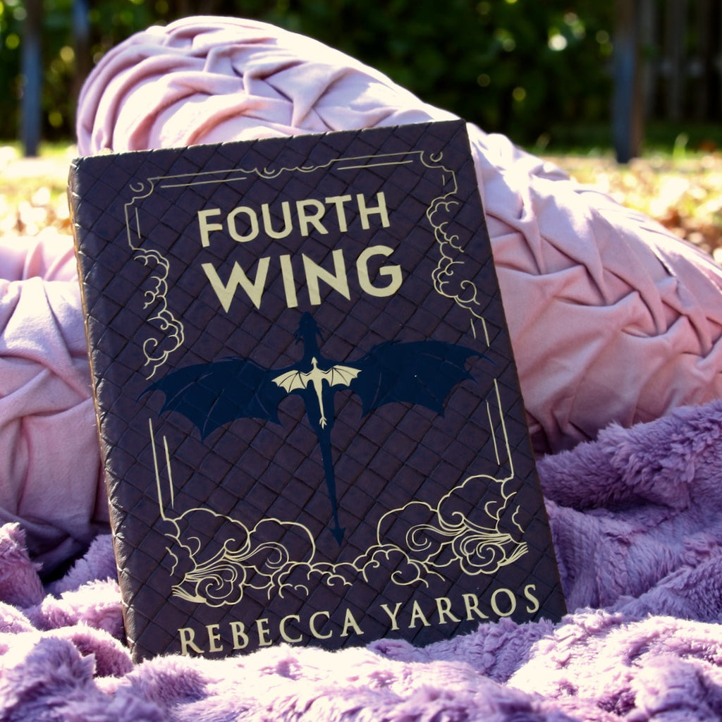 Fourth Wing by Rebecca Yarros | Custom Hand Rebound Book