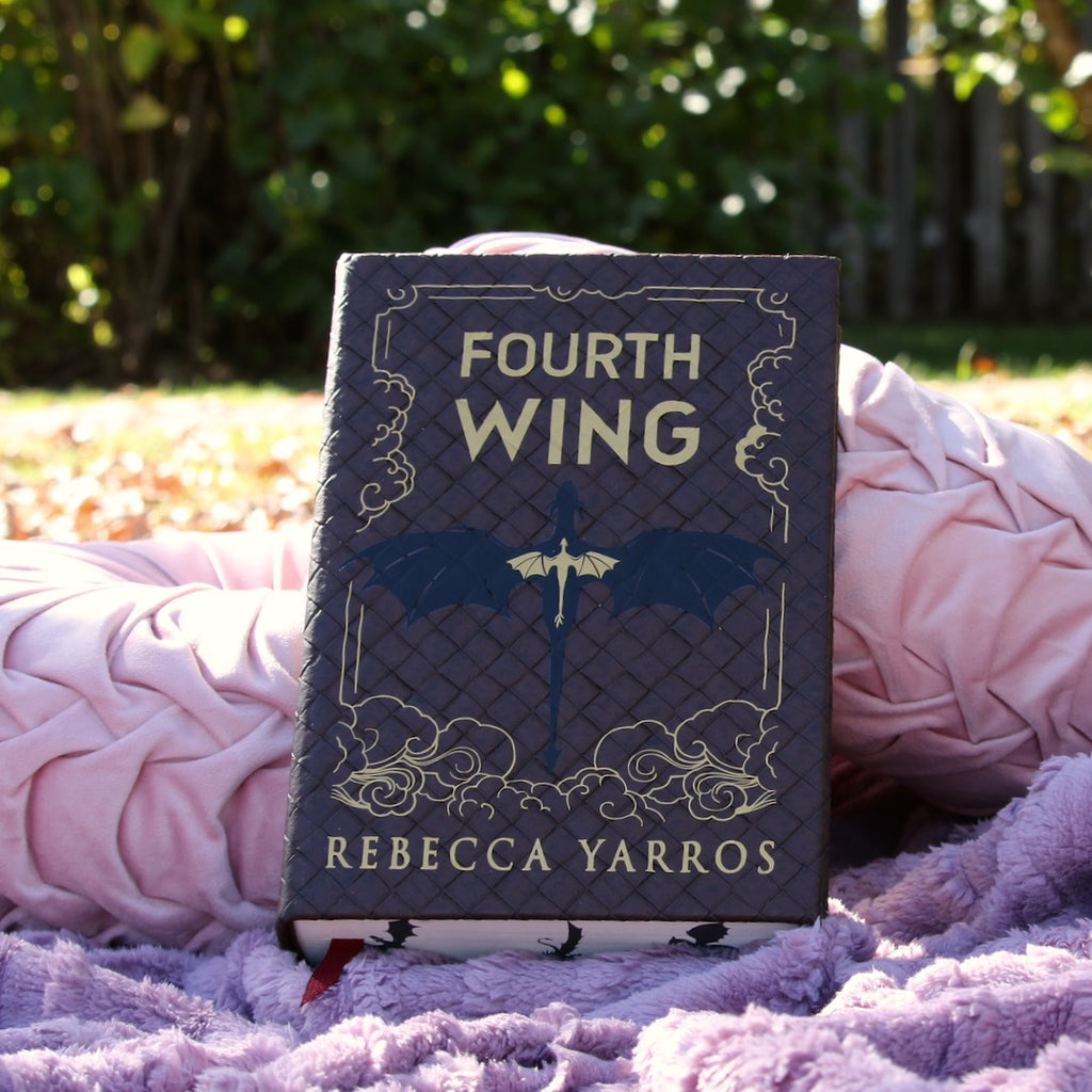 Fourth Wing by Rebecca Yarros | Custom Hand Rebound Book