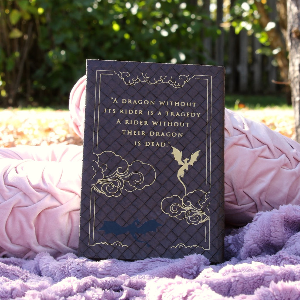 Fourth Wing by Rebecca Yarros | Custom Hand Rebound Book